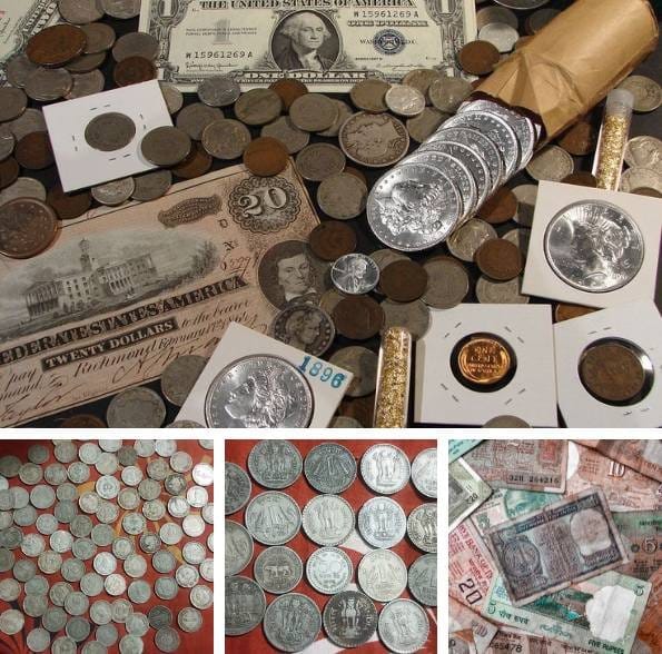 old coins, antique coins, old notes, old bank notes, rare coins
